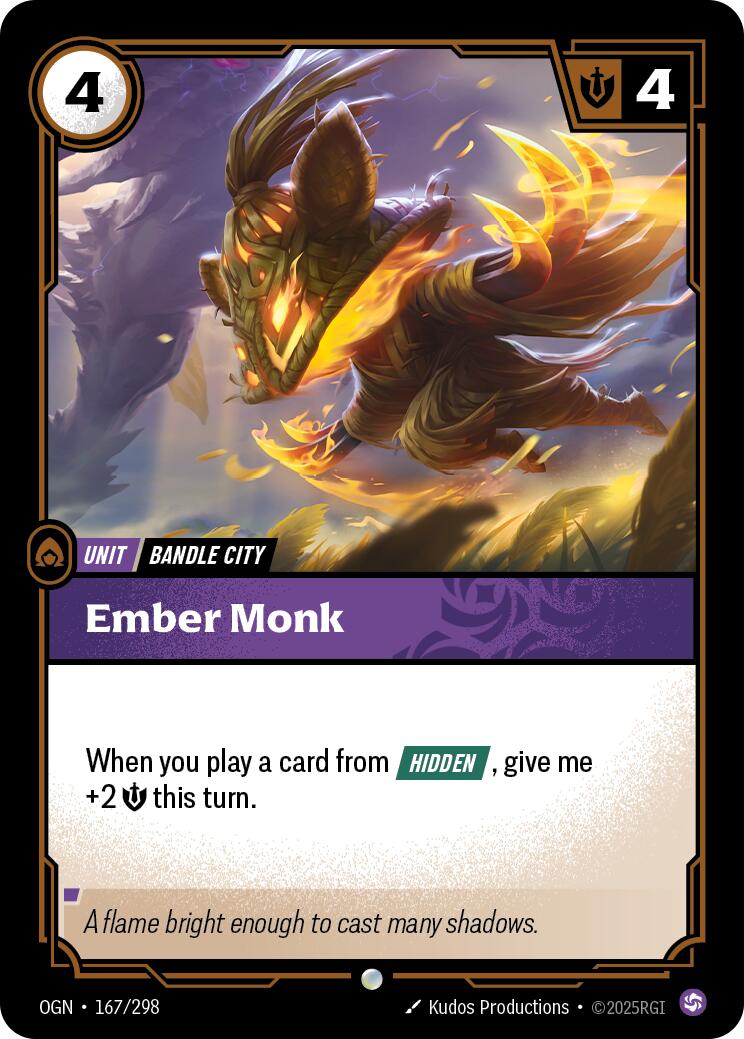 Riftbound: League of Legends Trading Card Game: Ember Monk card image