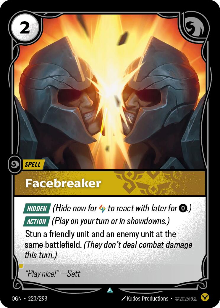 Riftbound: League of Legends Trading Card Game: Facebreaker card image