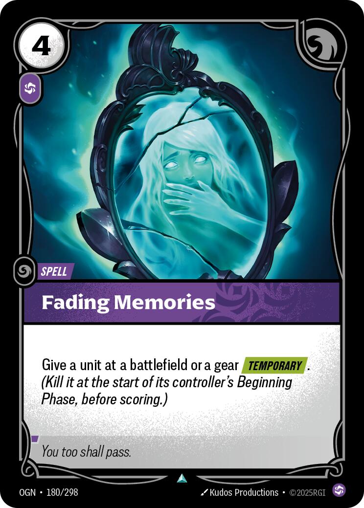 Riftbound: League of Legends Trading Card Game: Fading Memories card image