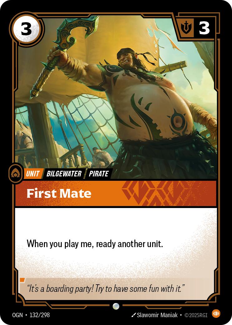 Riftbound: League of Legends Trading Card Game: First Mate card image