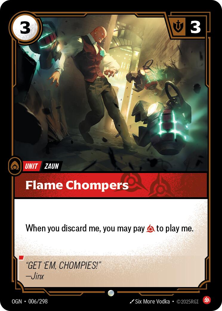 Riftbound: League of Legends Trading Card Game: Flame Chompers card image