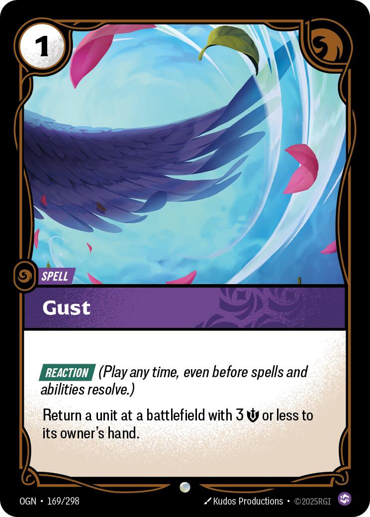 Riftbound: League of Legends Trading Card Game: Gust card image