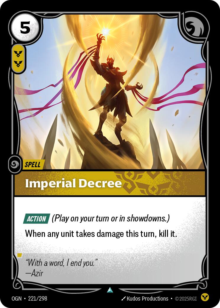 Riftbound: League of Legends Trading Card Game: Imperial Decree card image