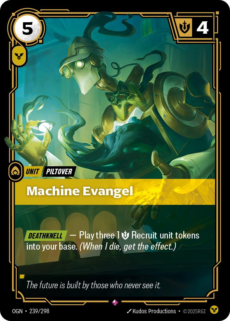 Riftbound: League of Legends Trading Card Game: Machine Evangel card image