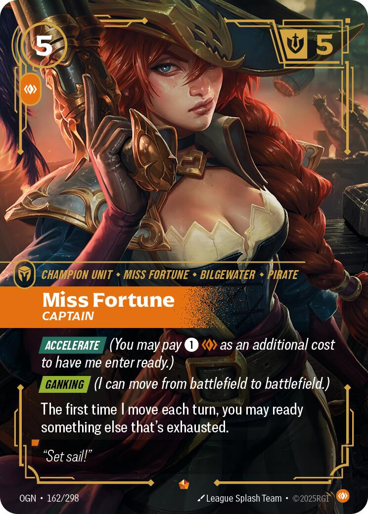 Riftbound: League of Legends Trading Card Game: Miss Fortune - Captain card image