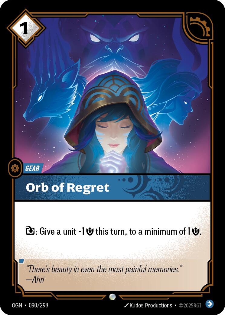 Riftbound: League of Legends Trading Card Game: Orb of Regret card image