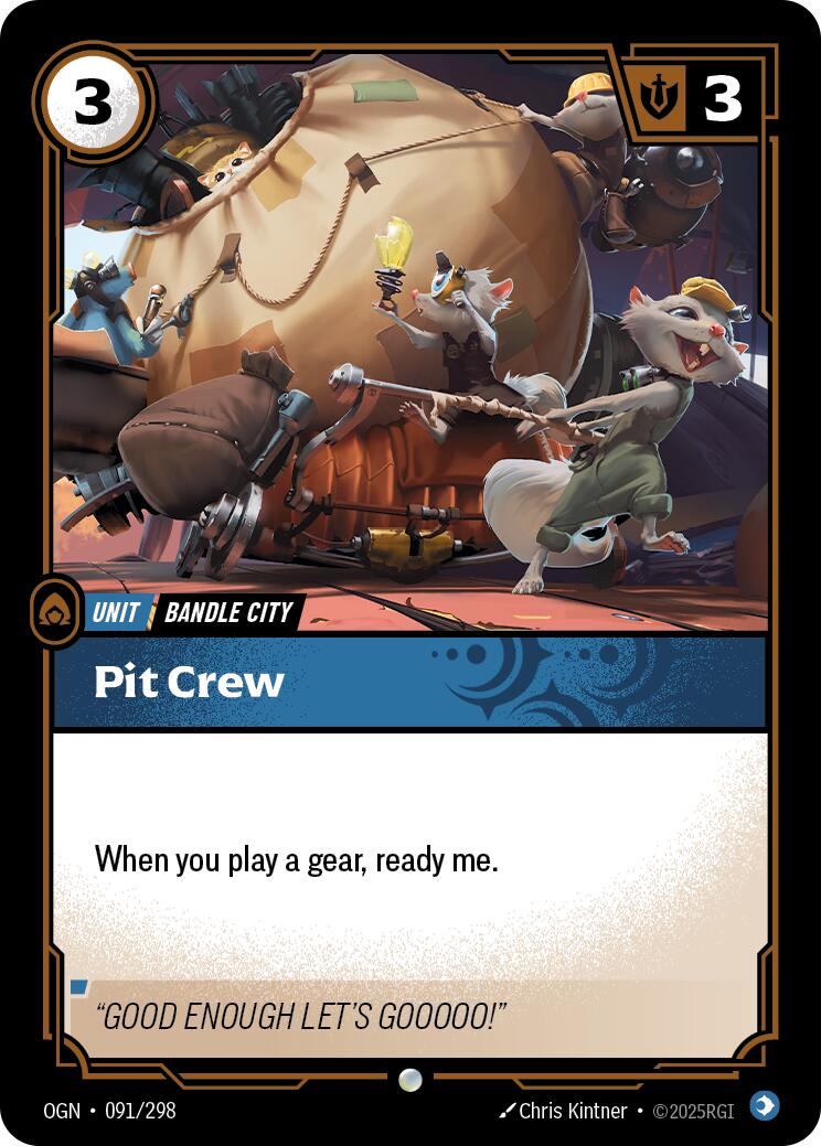 Riftbound: League of Legends Trading Card Game: Pit Crew card image
