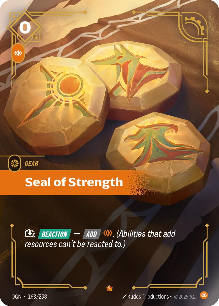 Riftbound: League of Legends Trading Card Game: Seal of Strength card image