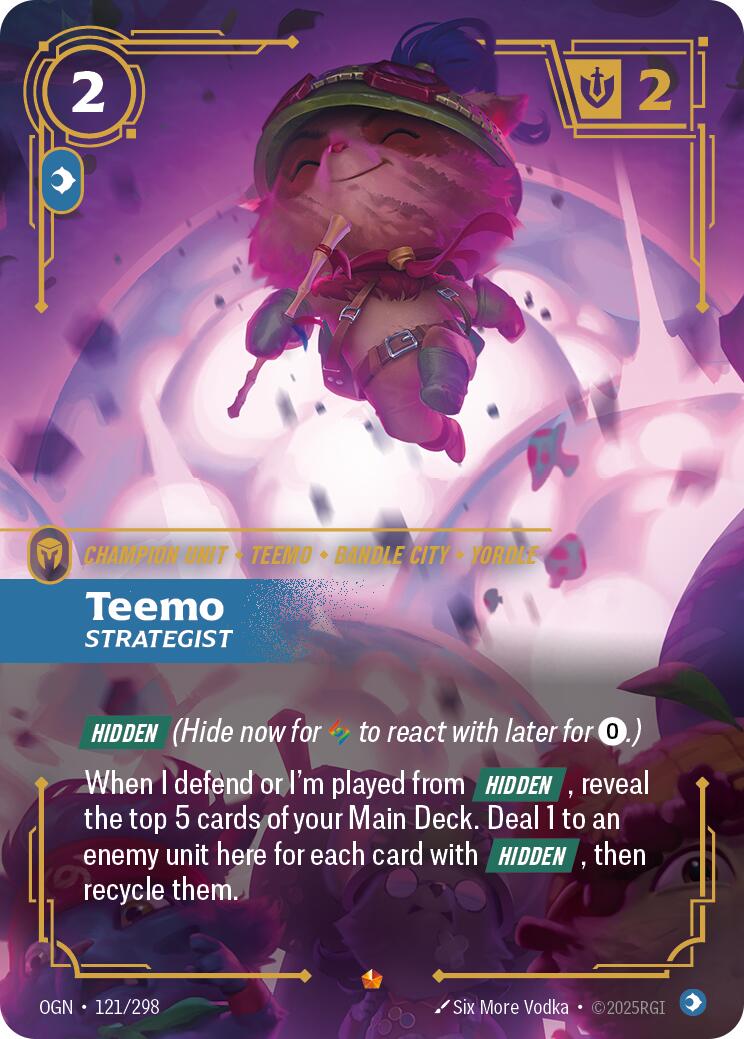 Riftbound: League of Legends Trading Card Game: Teemo - Strategist card image