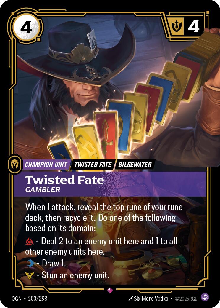 Riftbound: League of Legends Trading Card Game: Twisted Fate - Gambler card image