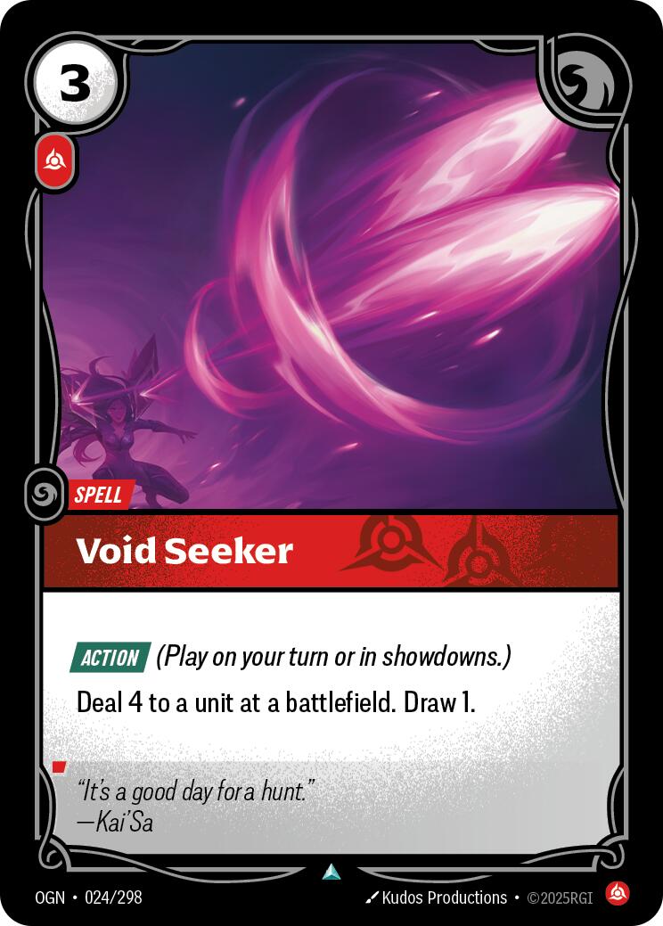 Riftbound: League of Legends Trading Card Game: Void Seeker card image