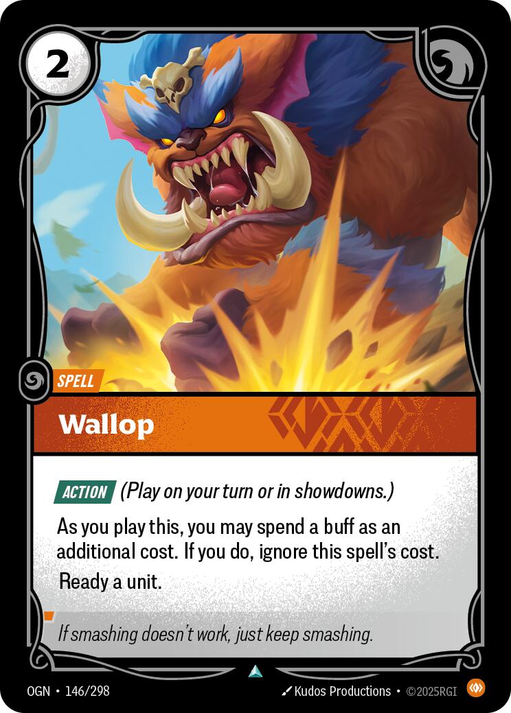 Riftbound: League of Legends Trading Card Game: Wallop card image