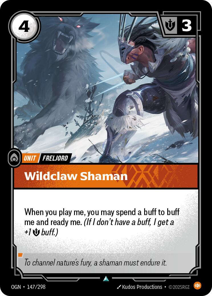 Riftbound: League of Legends Trading Card Game: Wildclaw Shaman card image