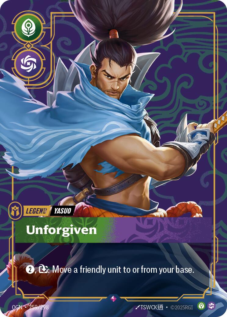 Riftbound: League of Legends Trading Card Game: Yasuo - Unforgiven card image