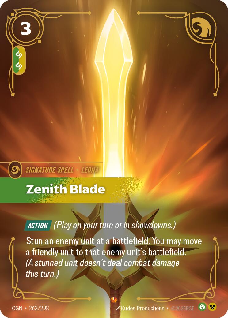 Riftbound: League of Legends Trading Card Game: Zenith Blade card image