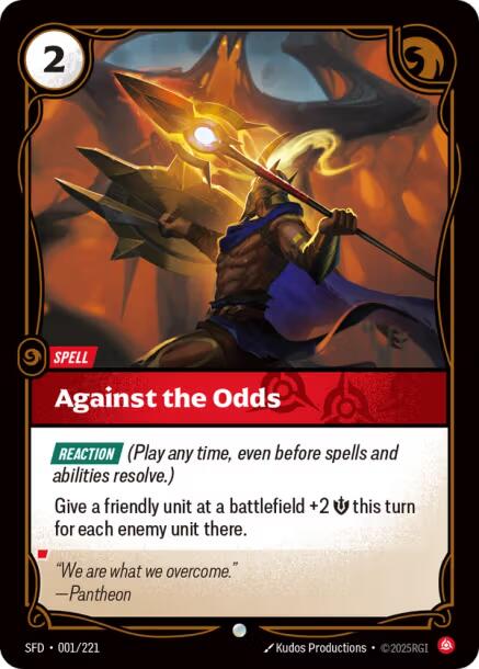 Riftbound: League of Legends Trading Card Game: Against the Odds card image