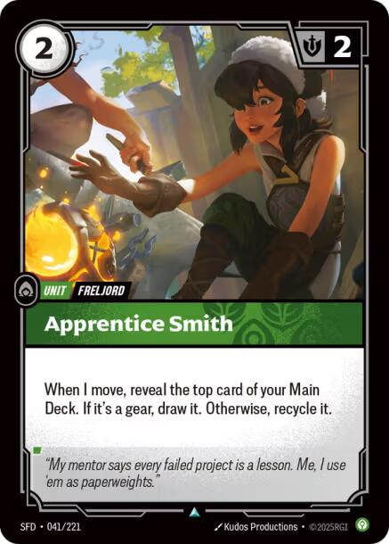 Riftbound: League of Legends Trading Card Game: Apprentice Smith card image