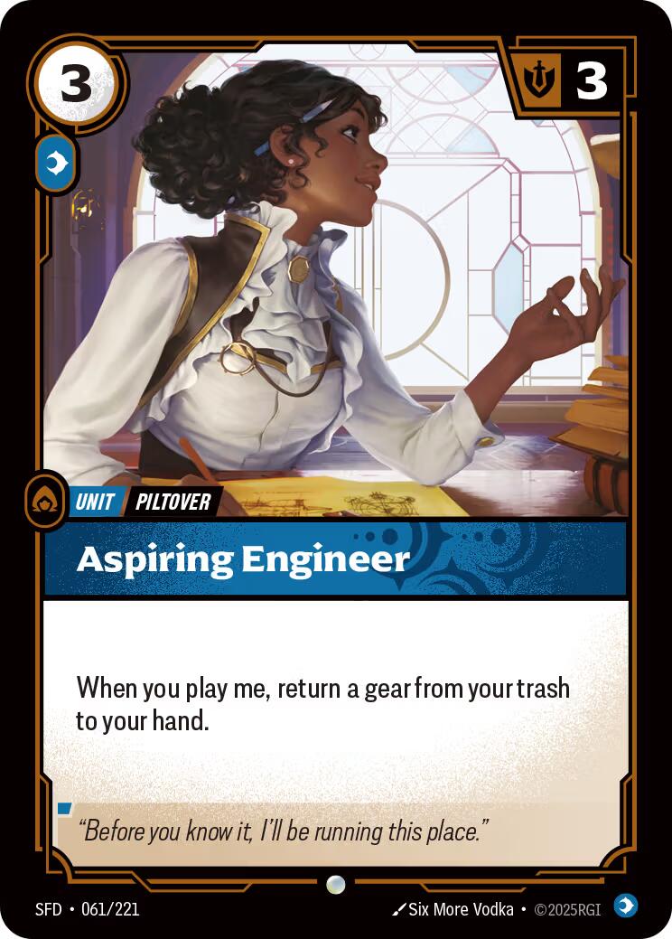 Riftbound: League of Legends Trading Card Game: Aspiring Engineer card image