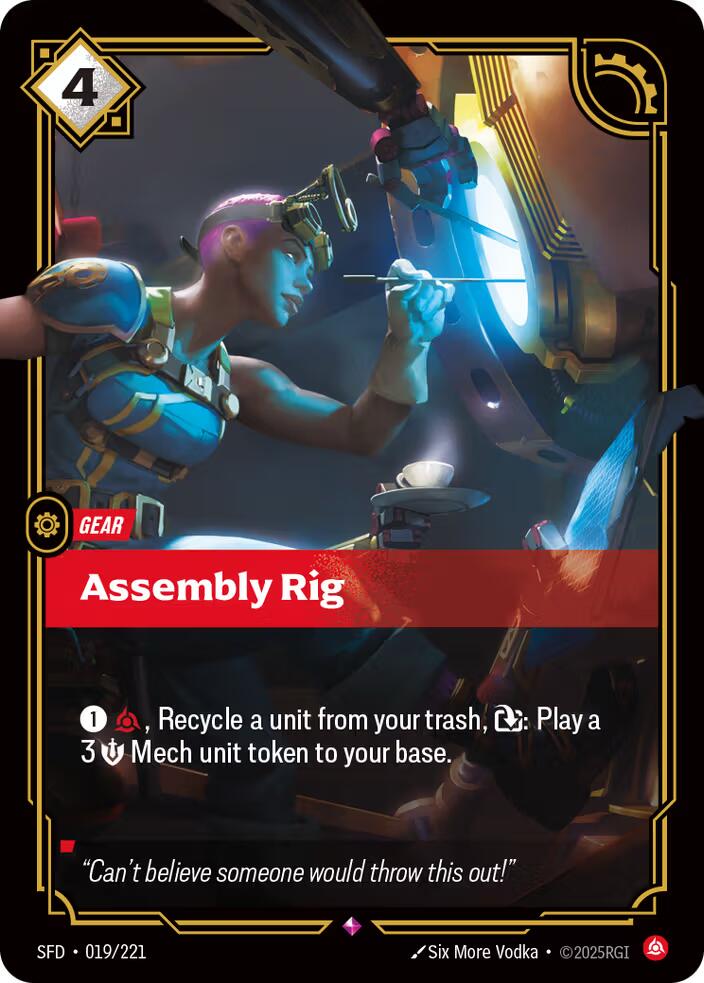 Riftbound: League of Legends Trading Card Game: Assembly Rig card image