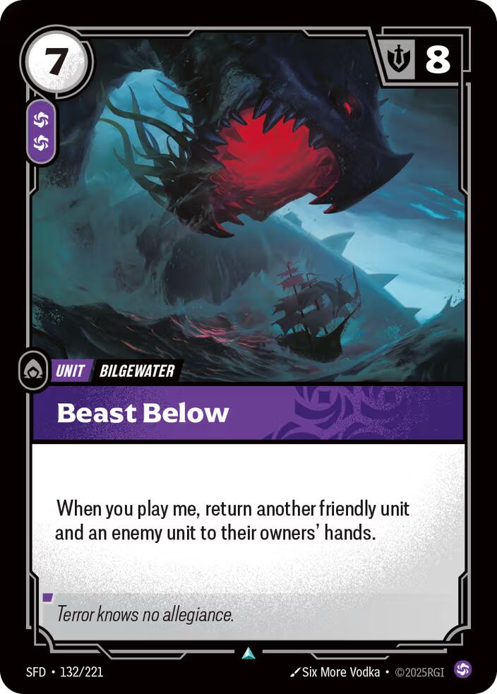 Riftbound: League of Legends Trading Card Game: Beast Below card image
