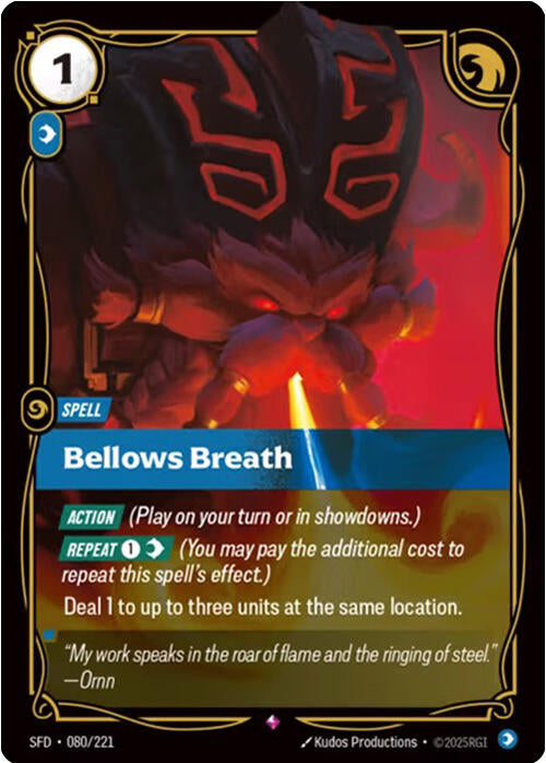 Riftbound: League of Legends Trading Card Game: Bellows Breath card image