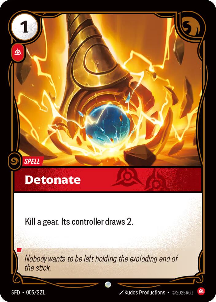 Riftbound: League of Legends Trading Card Game: Detonate card image