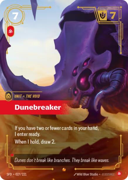 Riftbound: League of Legends Trading Card Game: Dunebreaker card image