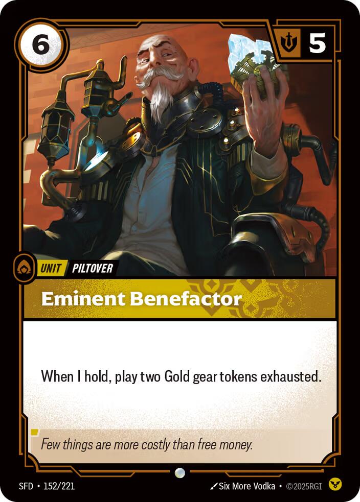 Riftbound: League of Legends Trading Card Game: Eminent Benefactor card image
