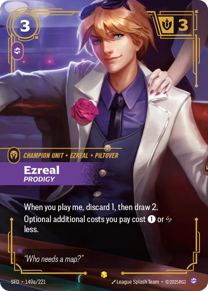 Riftbound: League of Legends Trading Card Game: Ezreal - Prodigy (Alternate Art) card image