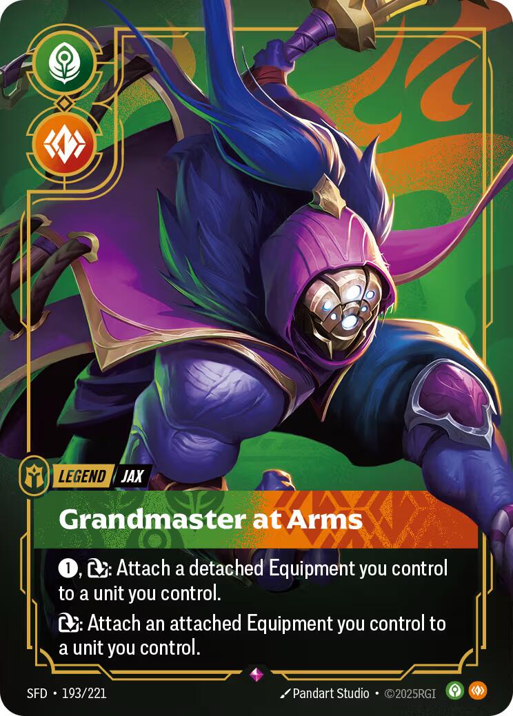 Riftbound: League of Legends Trading Card Game: Jax - Grandmaster At Arms card image