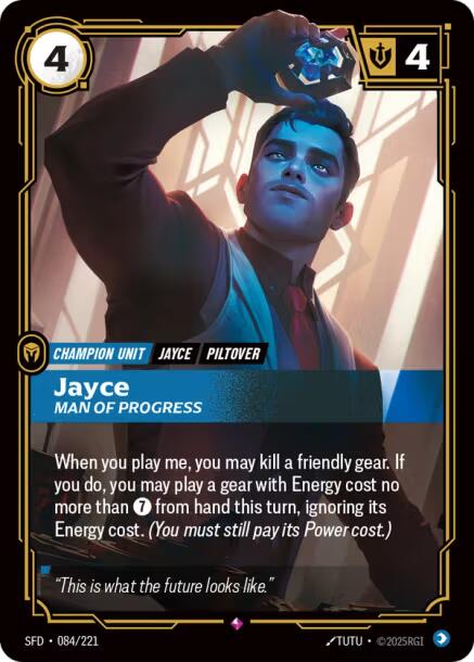 Riftbound: League of Legends Trading Card Game: Jayce - Man of Progress card image
