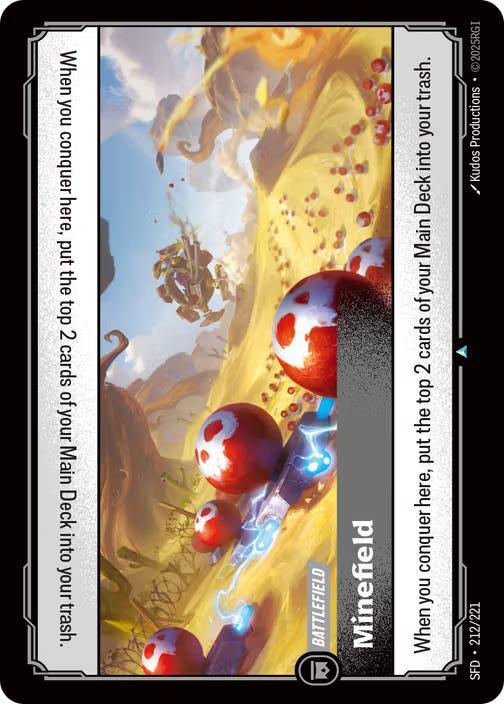 Riftbound: League of Legends Trading Card Game: Minefield card image
