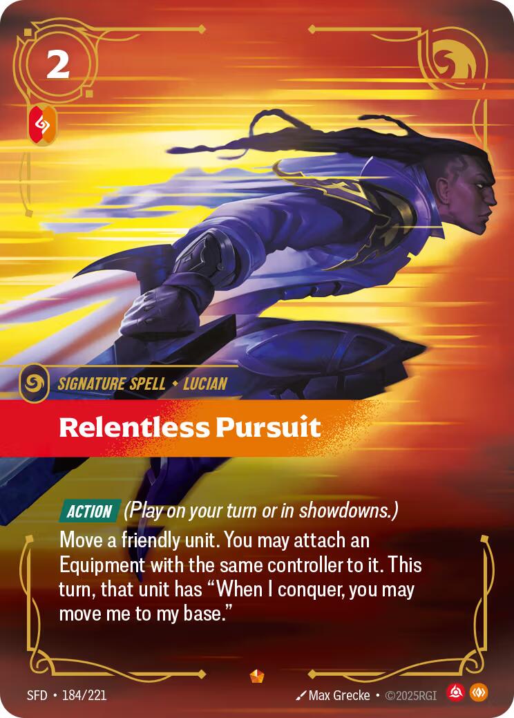 Riftbound: League of Legends Trading Card Game: Relentless Pursuit card image