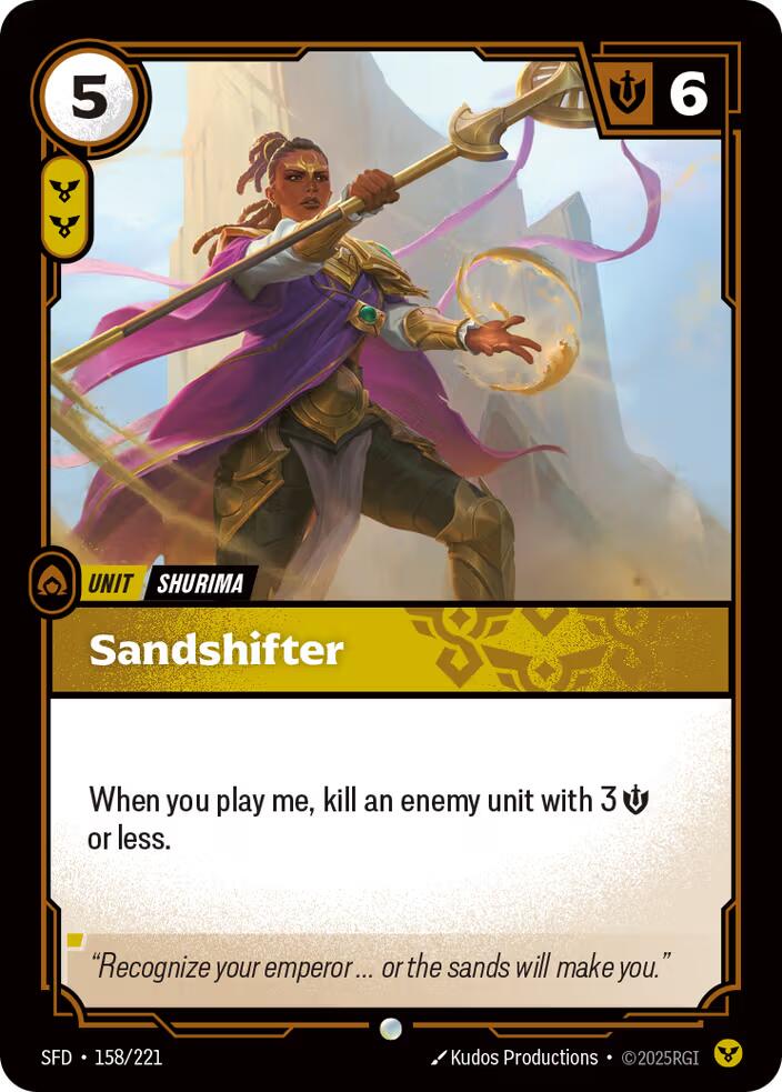 Riftbound: League of Legends Trading Card Game: Sandshifter card image