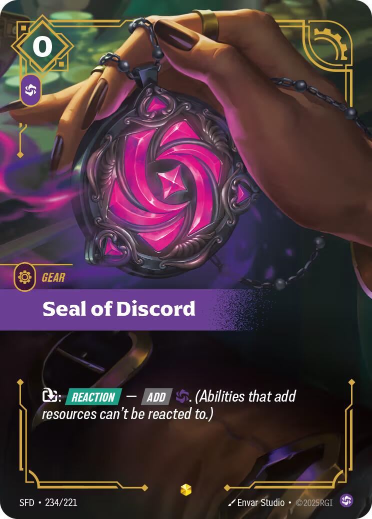 Riftbound: League of Legends Trading Card Game: Seal of Discord (Overnumbered) card image