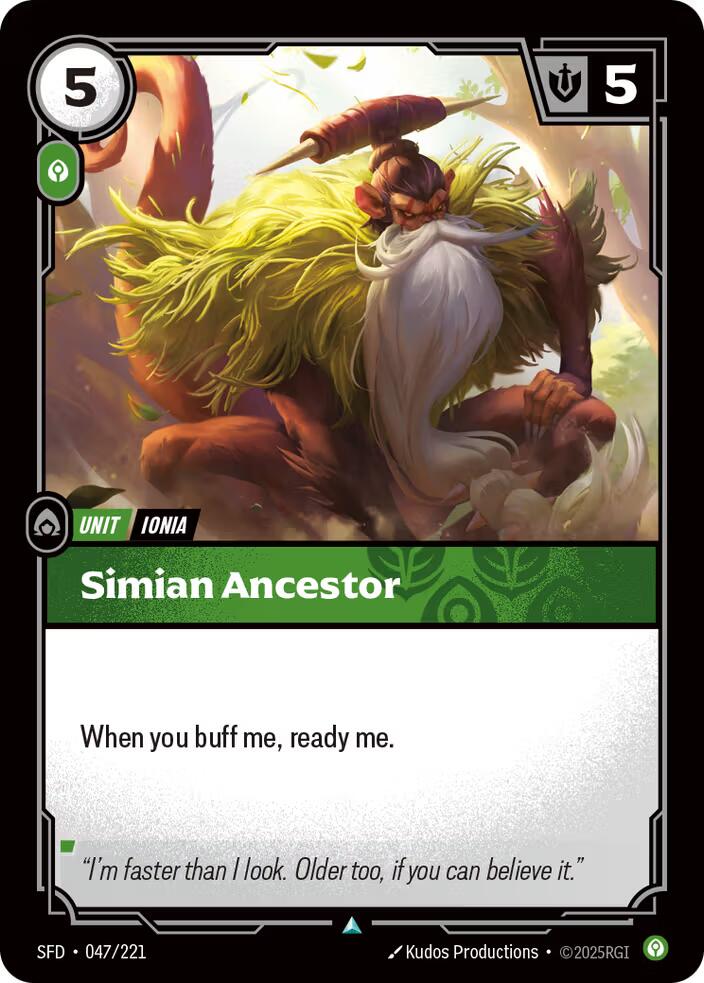 Riftbound: League of Legends Trading Card Game: Simian Ancestor card image