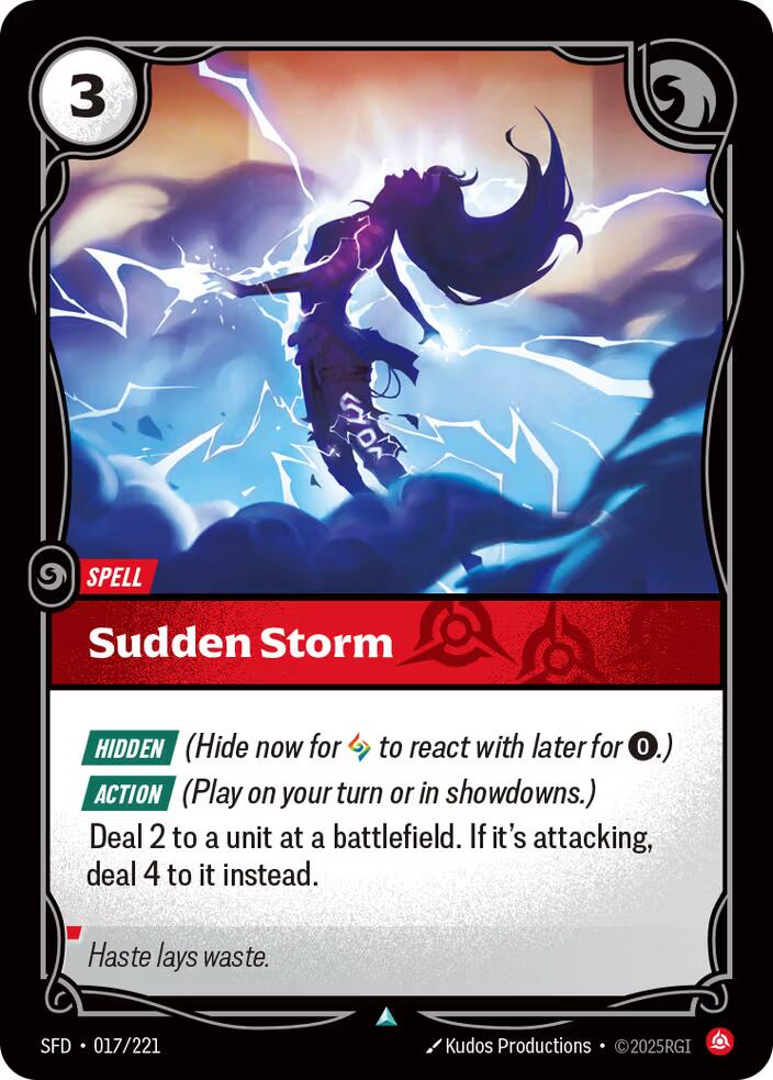 Riftbound: League of Legends Trading Card Game: Sudden Storm card image