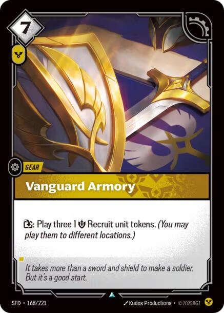 Riftbound: League of Legends Trading Card Game: Vanguard Armory card image