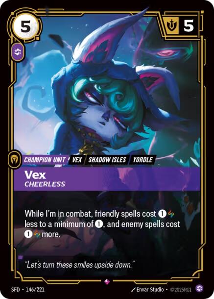 Riftbound: League of Legends Trading Card Game: Vex - Cheerless card image
