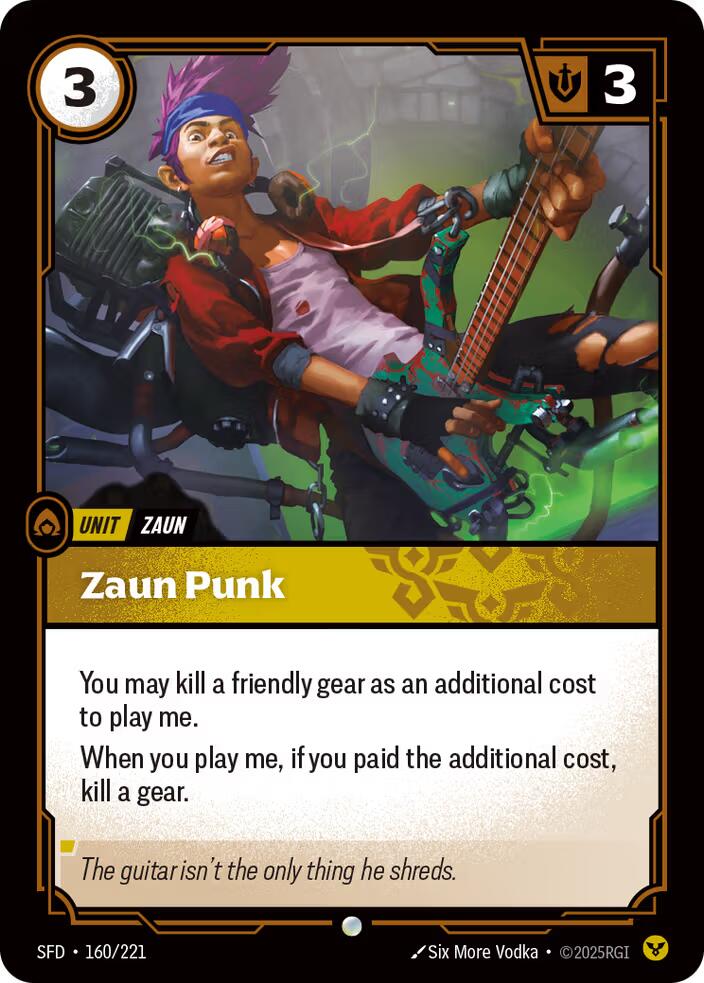 Riftbound: League of Legends Trading Card Game: Zaun Punk card image