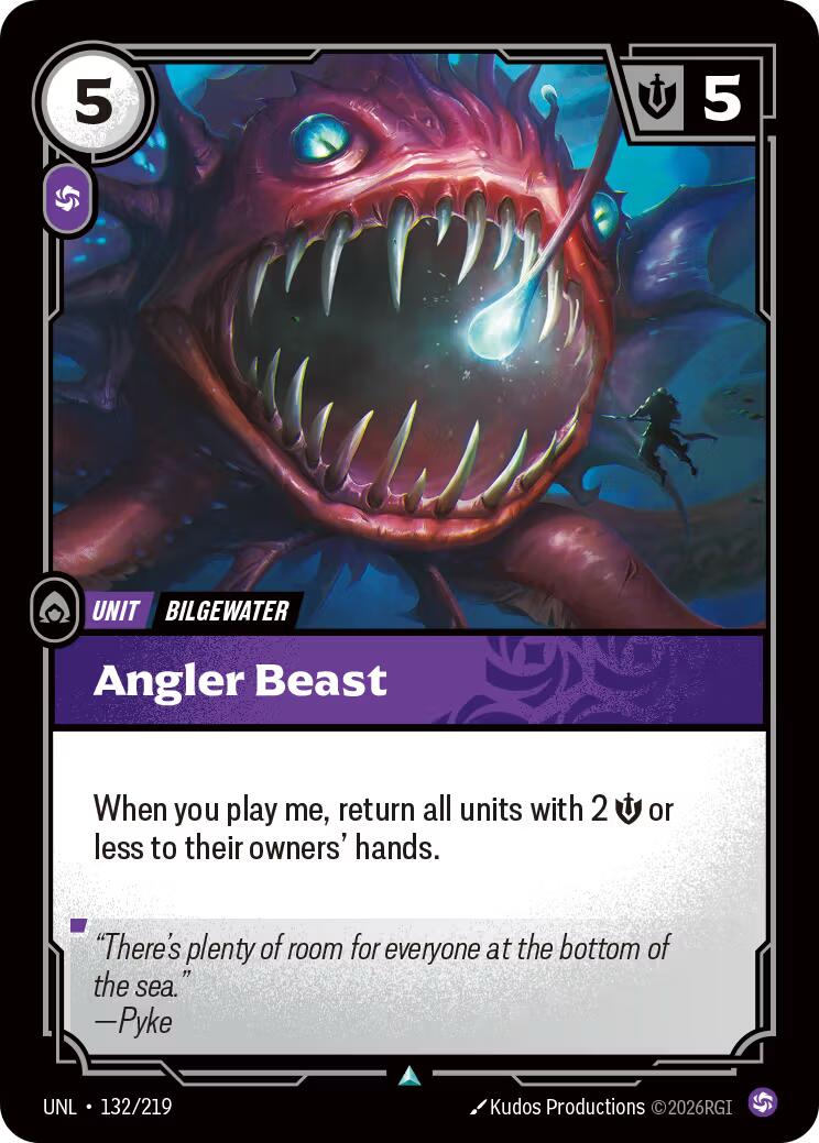 Riftbound: League of Legends Trading Card Game: Angler Beast card image