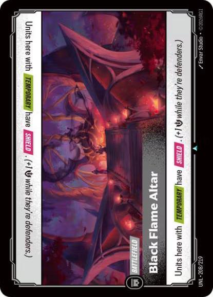 Riftbound: League of Legends Trading Card Game: Black Flame Altar card image