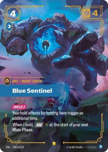 Riftbound: League of Legends Trading Card Game: Blue Sentinel (Alternate Art) card image
