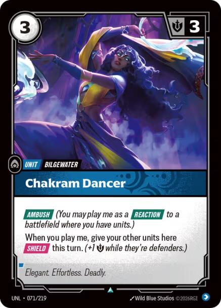 Riftbound: League of Legends Trading Card Game: Chakram Dancer card image