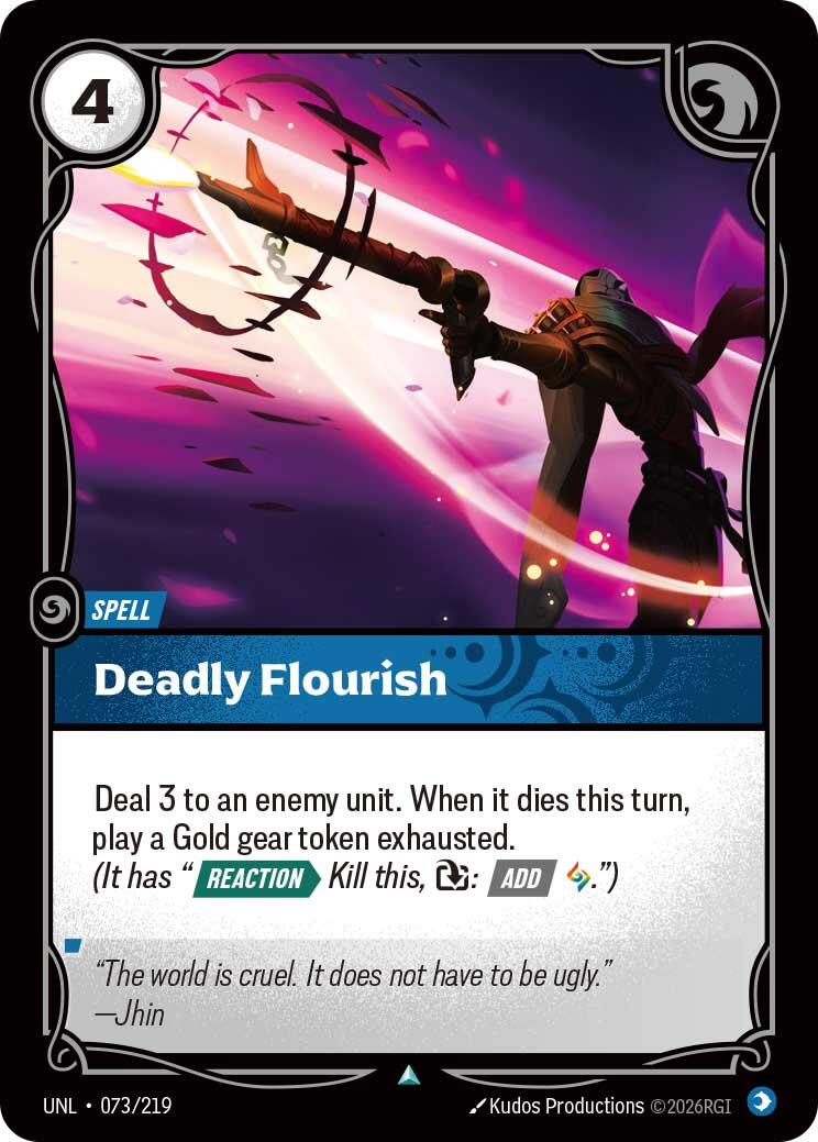 Riftbound: League of Legends Trading Card Game: Deadly Flourish card image
