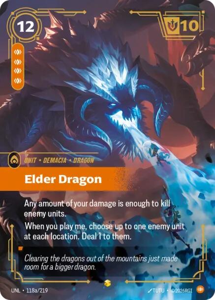 Riftbound: League of Legends Trading Card Game: Elder Dragon (Alternate Art) card image