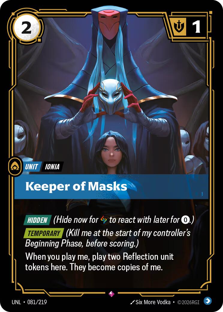 Riftbound: League of Legends Trading Card Game: Keeper of Masks card image