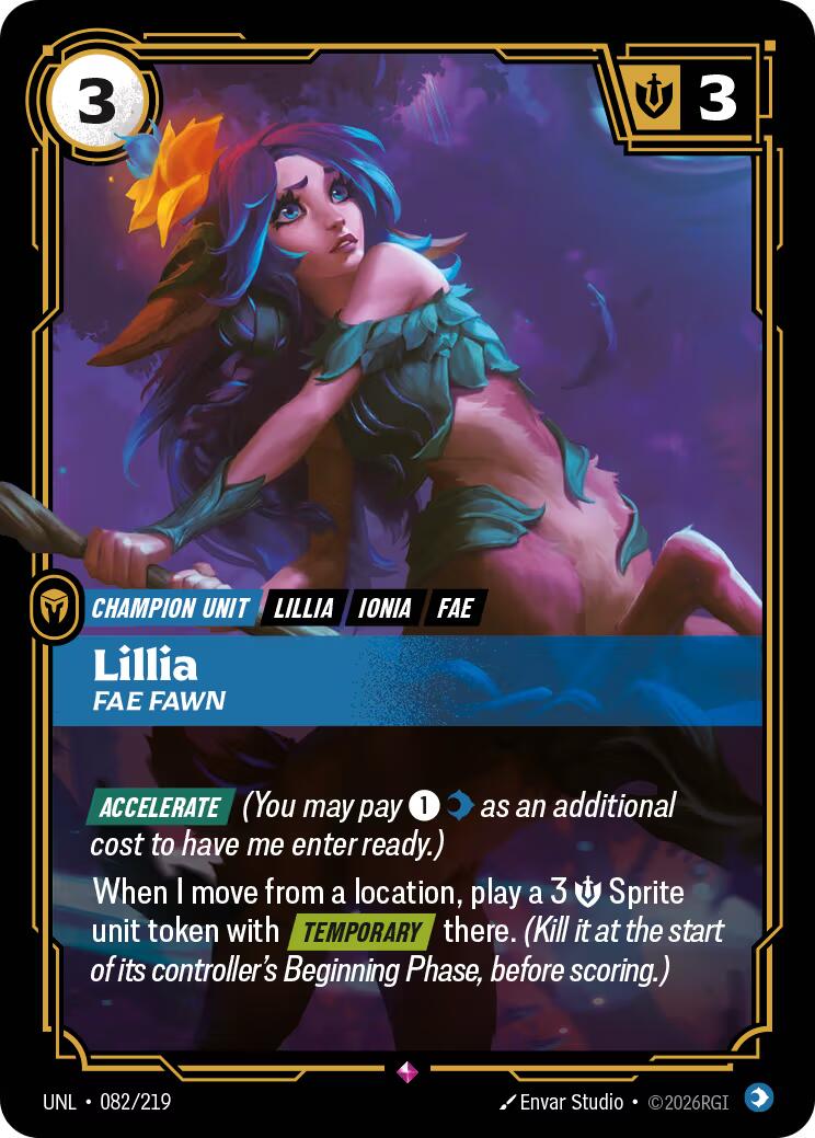 Riftbound: League of Legends Trading Card Game: Lillia - Fae Fawn card image