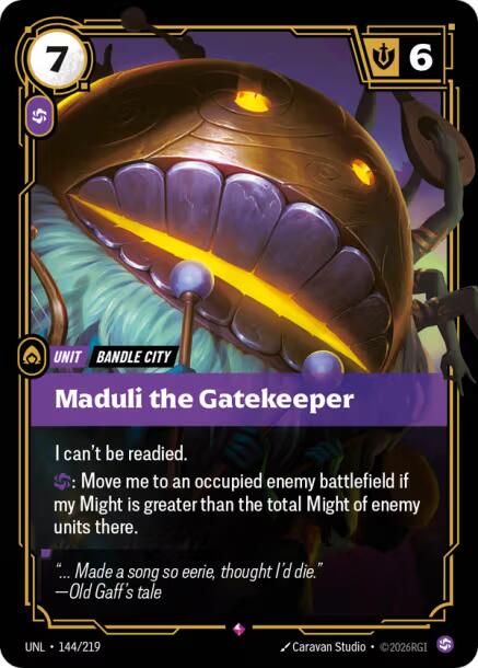 Riftbound: League of Legends Trading Card Game: Maduli the Gatekeeper card image