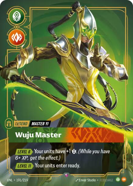 Riftbound: League of Legends Trading Card Game: Master Yi - Wuju Master card image